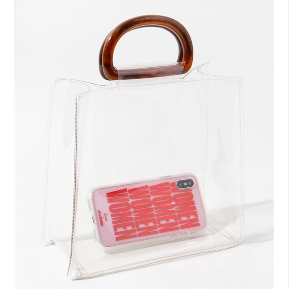 Sonix Transparent Tort Mini Tote - Picture 1 of 4